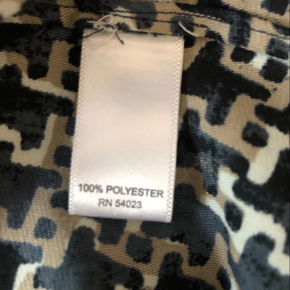 Banana Republic Navy Print Blouse - Picture 8 of 9